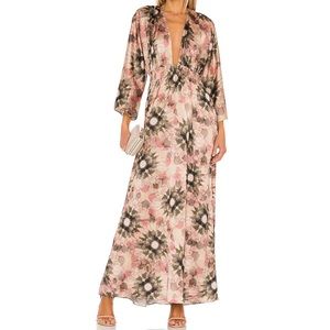 Bardot Dress MISA Los Angeles, Tenerife Tie Dye, size S, revolve order may 2021
